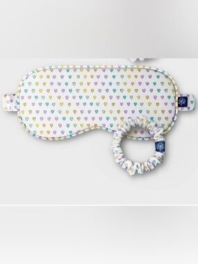 Roller Rabbit Disco Hearts Eye Mask *Rare*